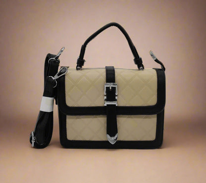 Premium Quilted Leather Handbag - Designer Crossbody Bag with Adjustable Strap