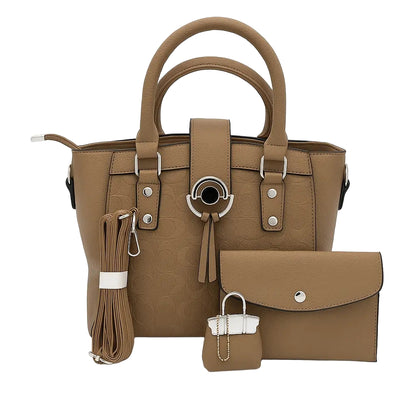 Premium 2-Piece Ladies Handbag Set – Tote, Sling, and Mini Pouch | Buy Online India