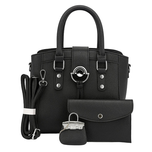Elegant  Women's Handbag Set - Tote Bag, sunglasses purse & Coin Purse