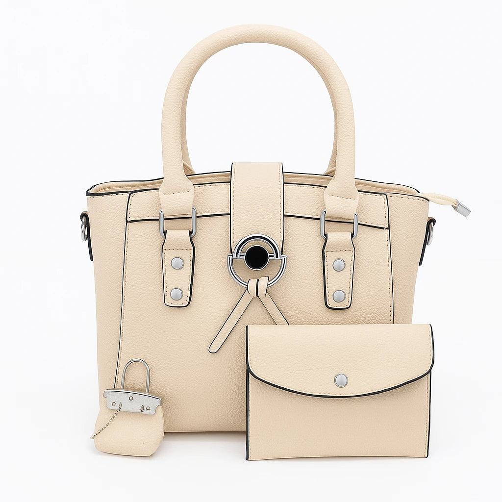 Elegant  Women's Handbag Set - Tote Bag, sunglasses purse & Coin Purse
