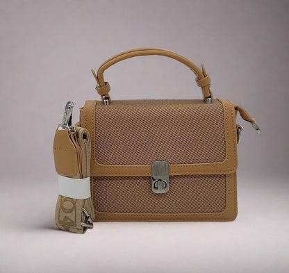 Premium Crossbody Handbag with Adjustable Strap - Designer Satchel Bag