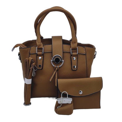 Elegant  Women's Handbag Set - Tote Bag, sunglasses purse & Coin Purse